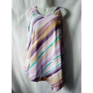 Rafaella dusty mauve sport sz small tank top NWT